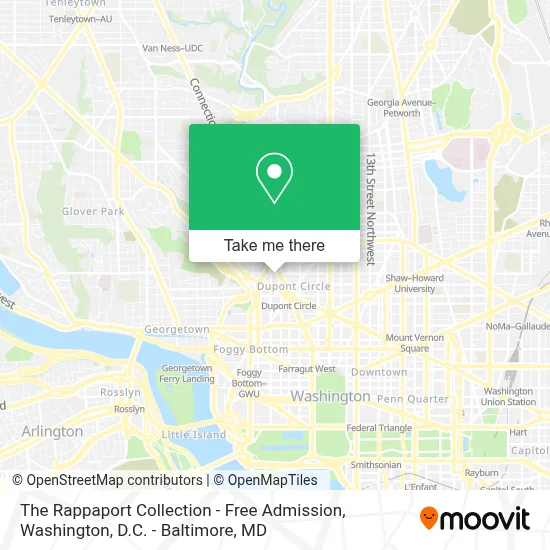 The Rappaport Collection - Free Admission map