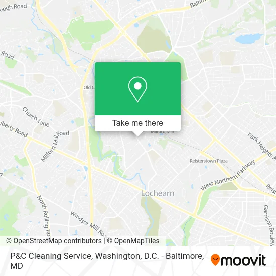 P&C Cleaning Service map