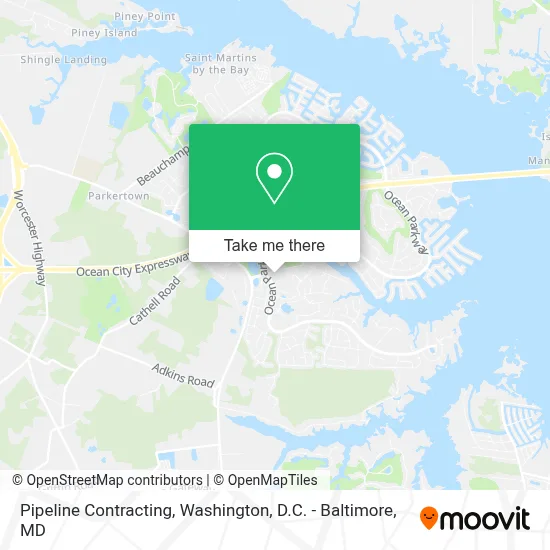 Pipeline Contracting map