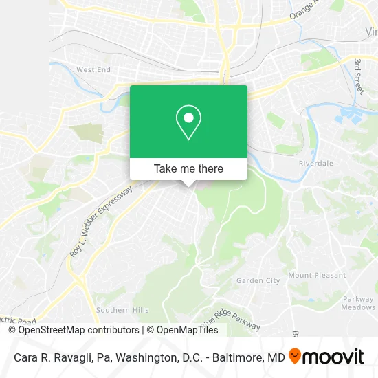 Cara R. Ravagli, Pa map