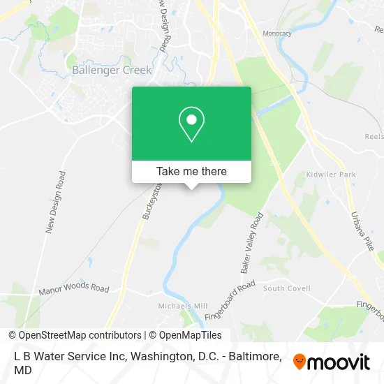L B Water Service Inc map
