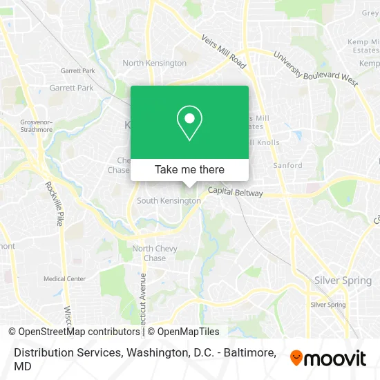 Distribution Services map