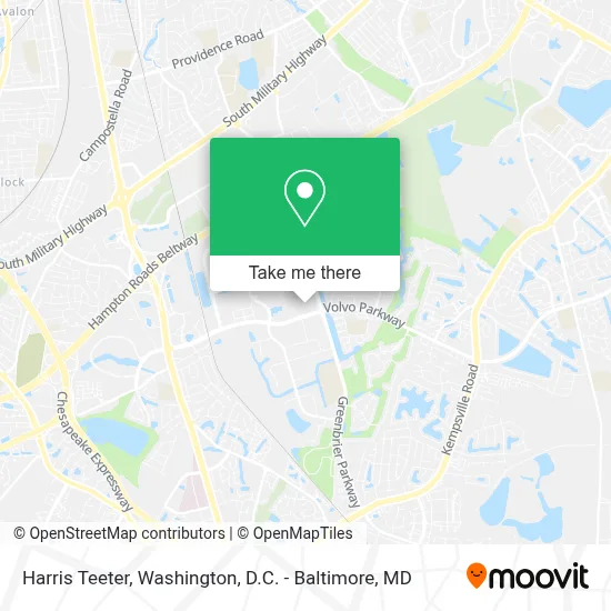Harris Teeter map