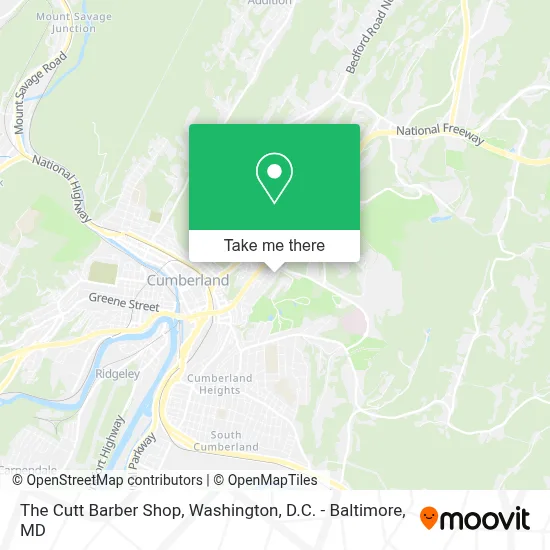 The Cutt Barber Shop map