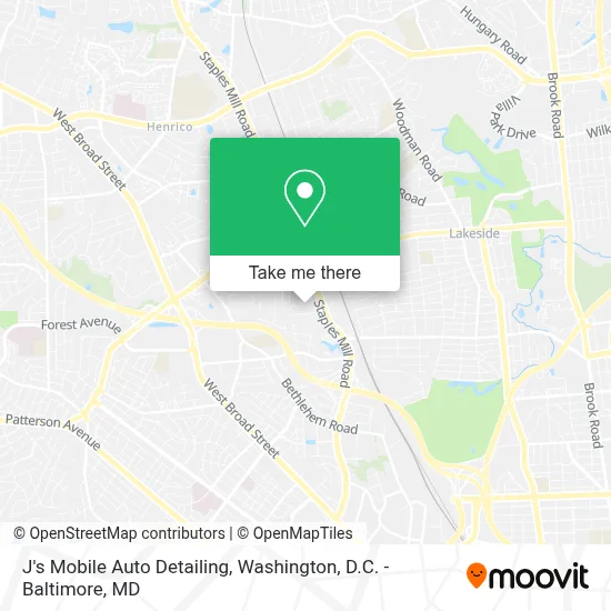 J's Mobile Auto Detailing map