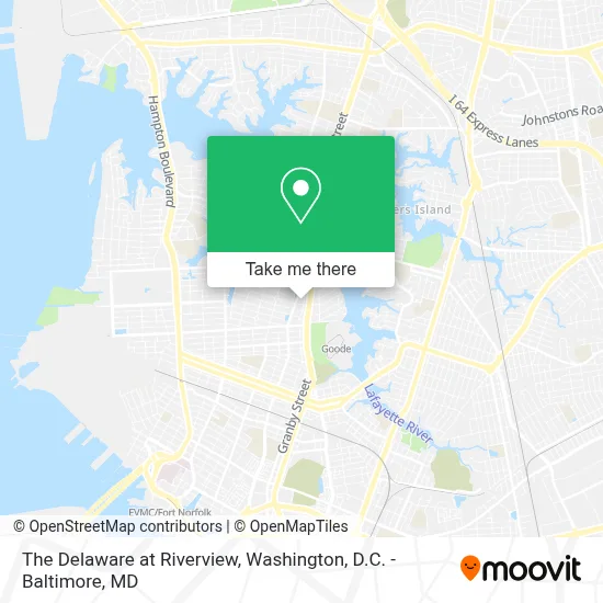 The Delaware at Riverview map