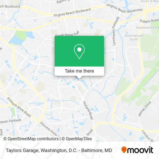 Taylors Garage map