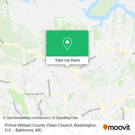 Prince William County Clean Council map