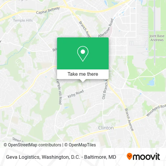 Geva Logistics map