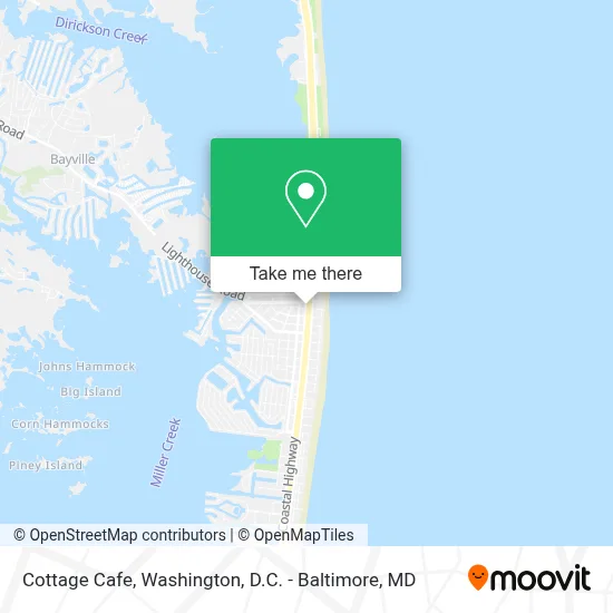Cottage Cafe map
