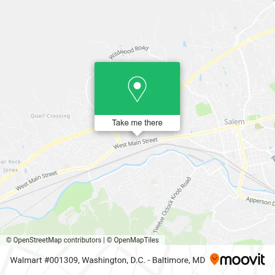 Walmart #001309 map