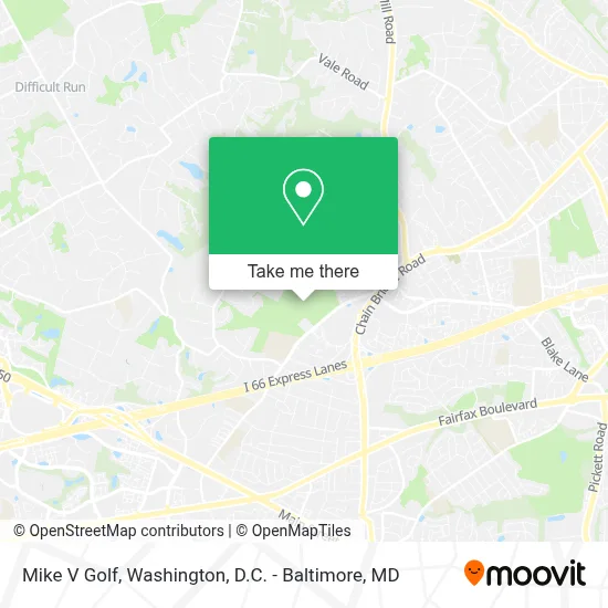 Mike V Golf map
