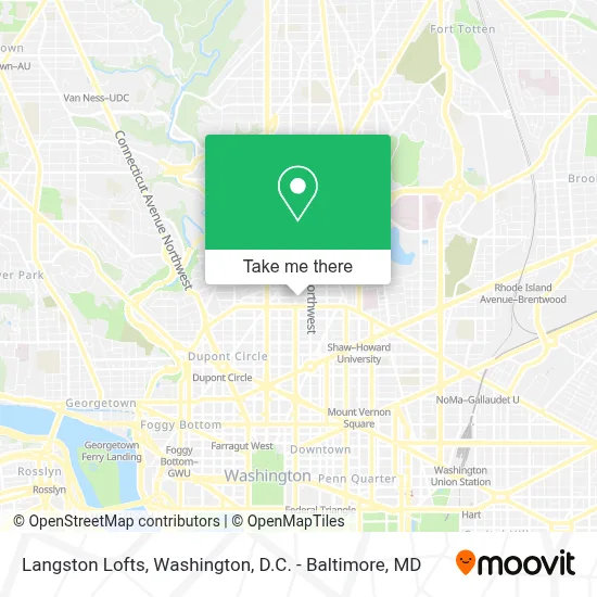 Langston Lofts map