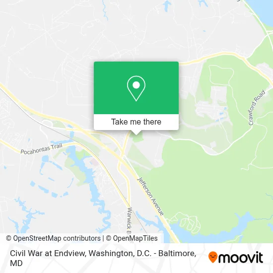 Civil War at Endview map