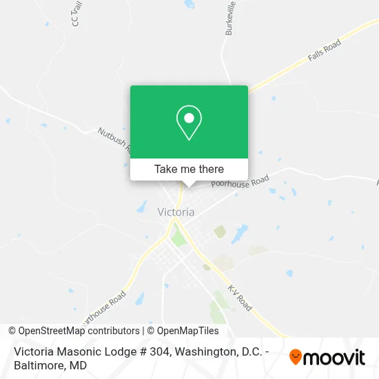 Victoria Masonic Lodge # 304 map