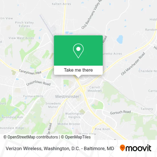Verizon Wireless map