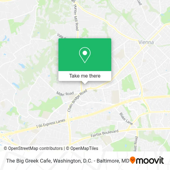 The Big Greek Cafe map