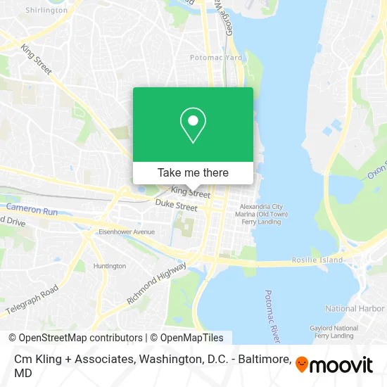 Cm Kling + Associates map