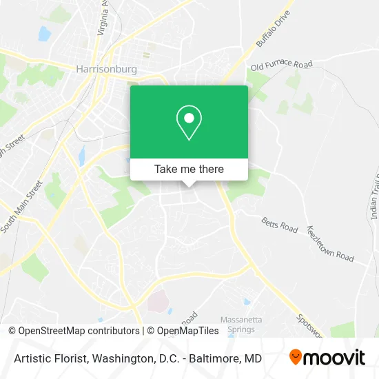 Artistic Florist map