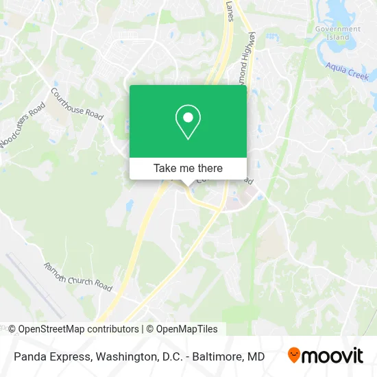 Panda Express map