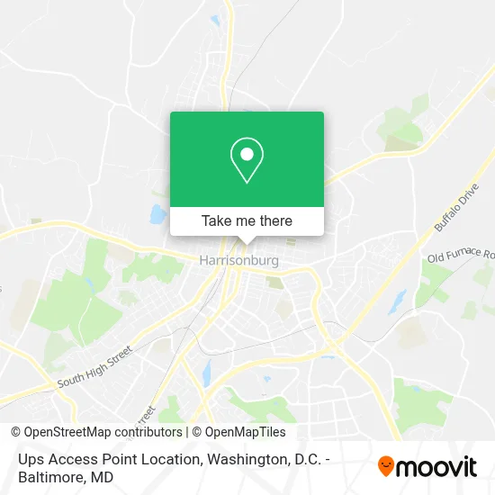 Ups Access Point Location map