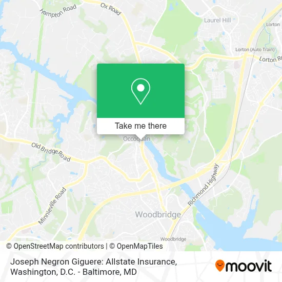 Joseph Negron Giguere: Allstate Insurance map