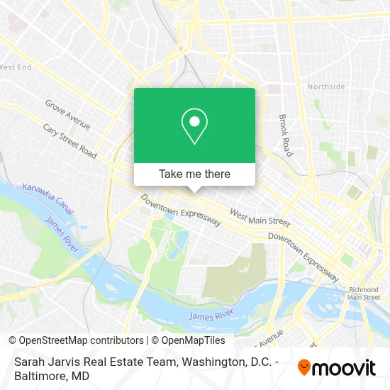 Sarah Jarvis Real Estate Team map
