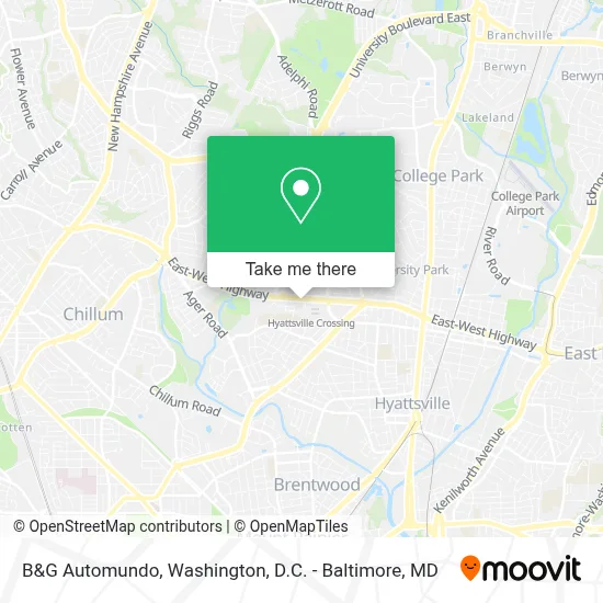 B&G Automundo map