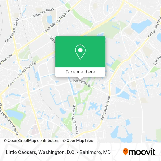 Little Caesars map