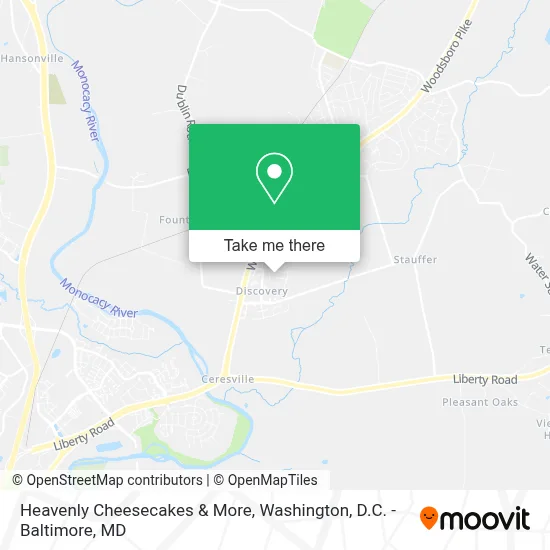 Heavenly Cheesecakes & More map