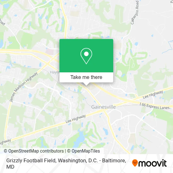 Grizzly Football Field map