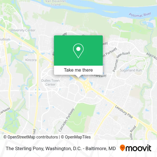 The Sterling Pony map