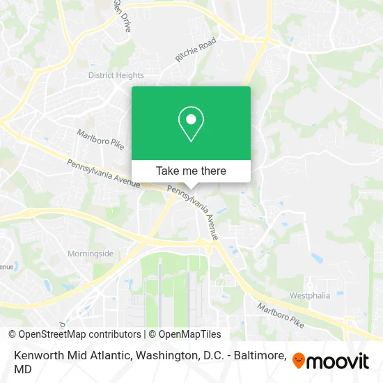 Kenworth Mid Atlantic map