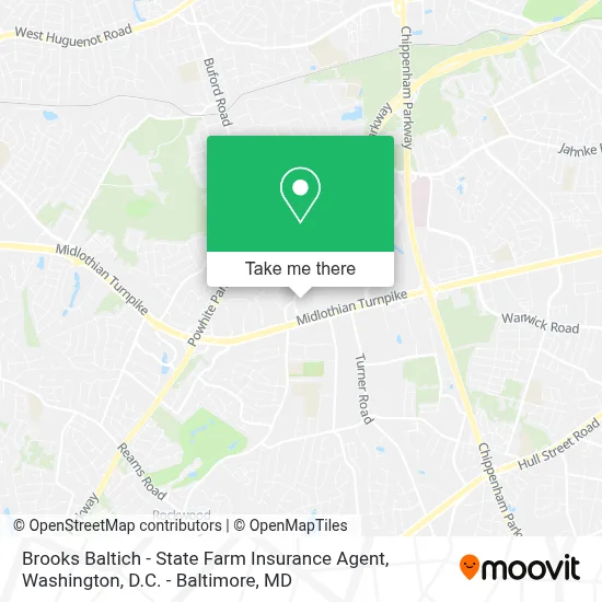 Brooks Baltich - State Farm Insurance Agent map