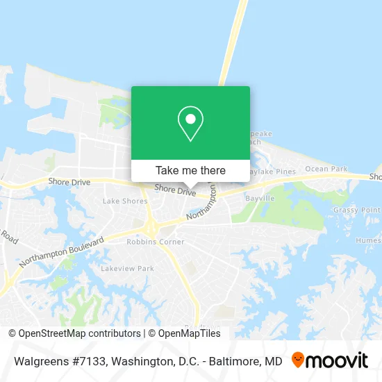 Walgreens #7133 map