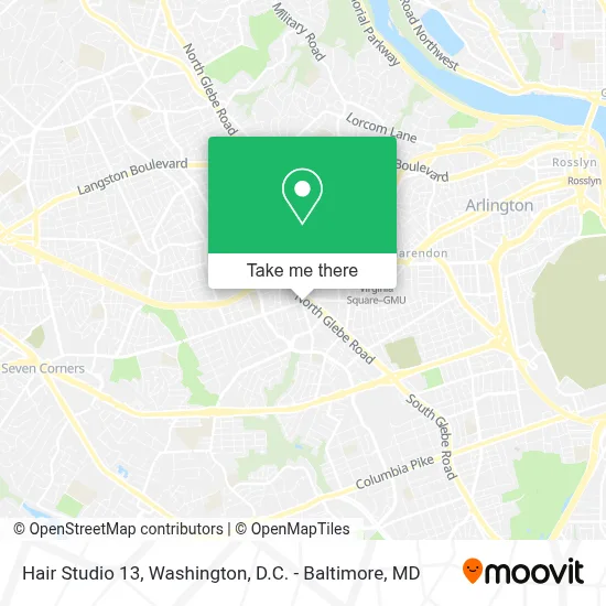 Hair Studio 13 map