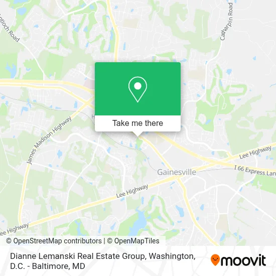 Dianne Lemanski Real Estate Group map