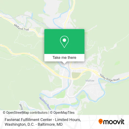 Fastenal Fulfillment Center - Limited Hours map