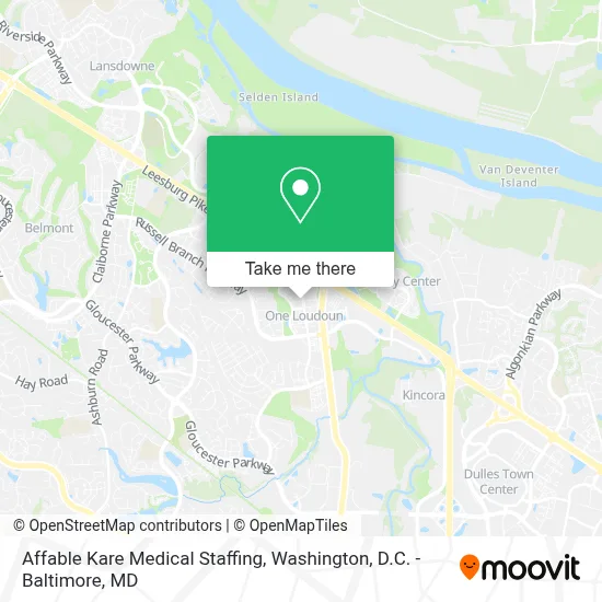 Affable Kare Medical Staffing map
