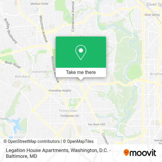 Legation House Apartments map