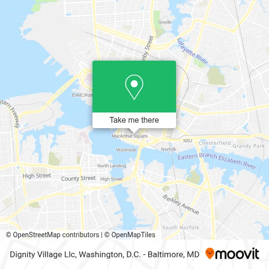 Dignity Village Llc map