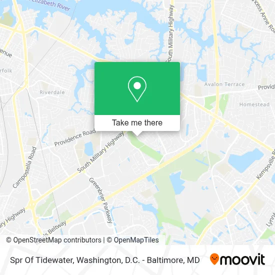 Spr Of Tidewater map
