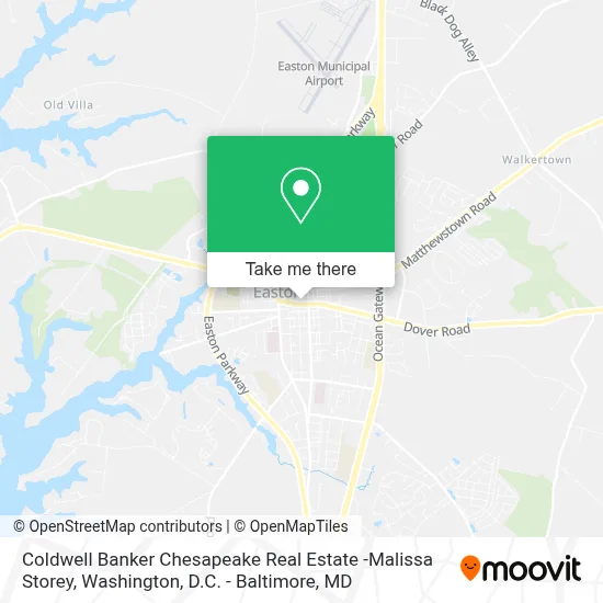 Coldwell Banker Chesapeake Real Estate -Malissa Storey map