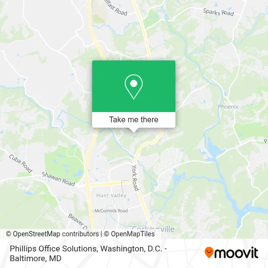 Phillips Office Solutions map