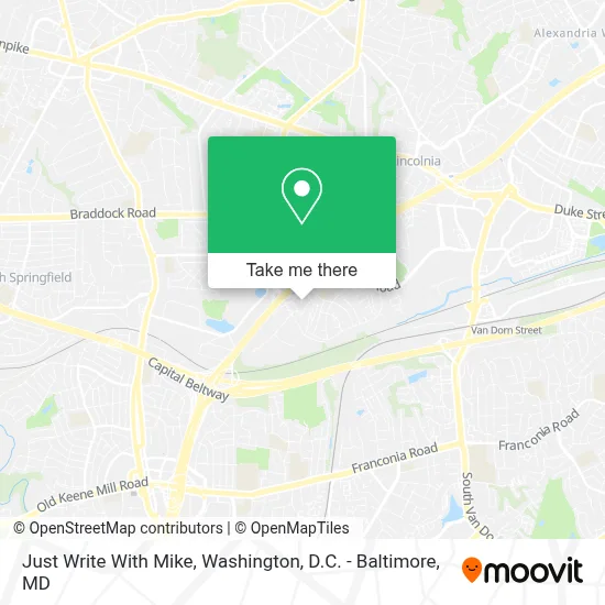 Just Write With Mike map