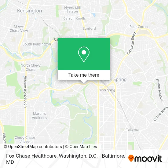 Fox Chase Healthcare map
