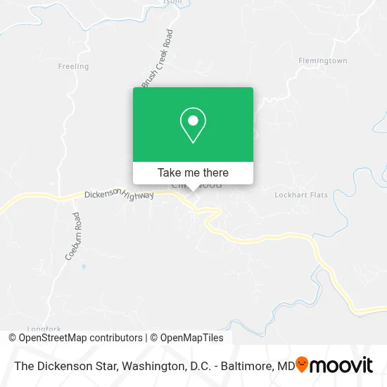 The Dickenson Star map