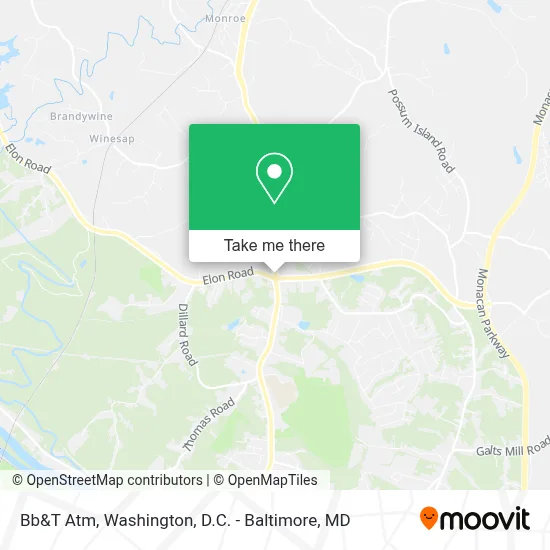 Bb&T Atm map