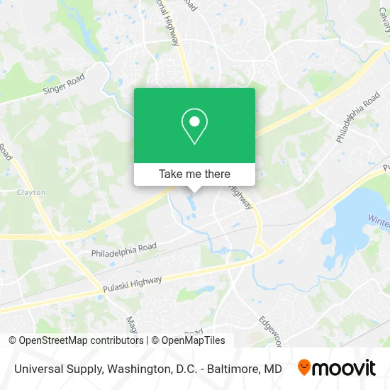 Universal Supply map