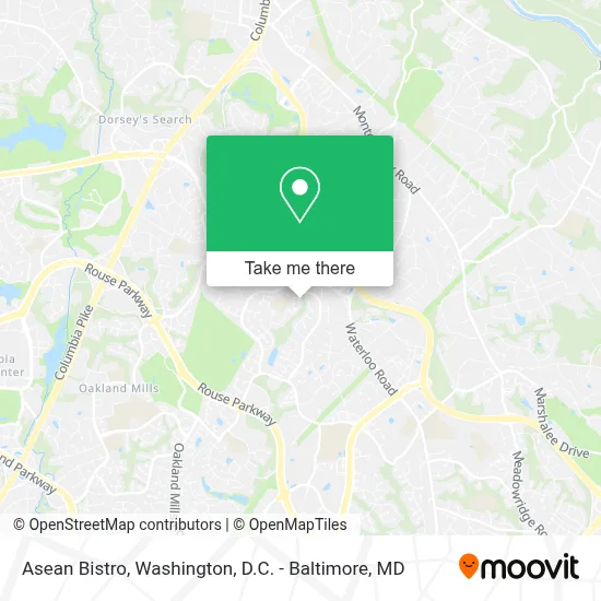 Asean Bistro map
